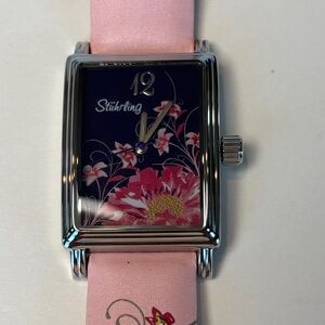 Stuhrling Original Pink and Blue Watch